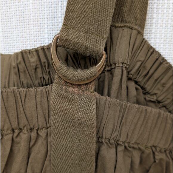 Ulla Johnson Olive Katrien Cotton Wide-Leg Gathered Sleeveless Jumpsuit, size 10 - Picture 7 of 14